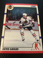 Denis Savard Blackhawks 1990-1991 Score #125