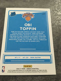 Obi Toppin Knicks 2020-2021 Donruss Rookie #229