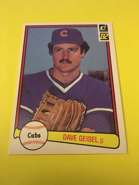 Dave Geisel Cubs 1982 Donruss #633