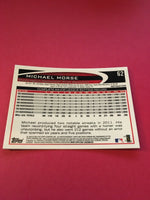 Michael Morse Nationals 2012 Topps Chrome Purple Refractor #62