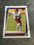 Dyami Brown Washington Football Team 2021 Donruss Rated Rookie #278