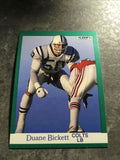 Duane Bickett Colts 1991 Fleer #77