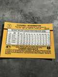 Claudell Washington Yankees 1989 Donruss #72