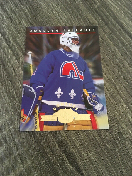 Jocelyn Thibault Nordiques 1993-1994 Donruss Rated Rookie #11