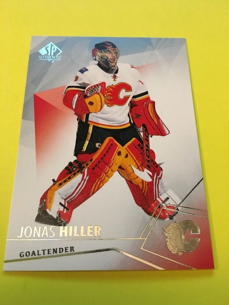 Jonas Hiller Flames 2015-2016 SP Authentic #74