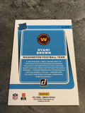 Dyami Brown Washington Football Team 2021 Donruss Rated Rookie #278
