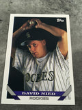David Nied Rockies 1993 Topps #444