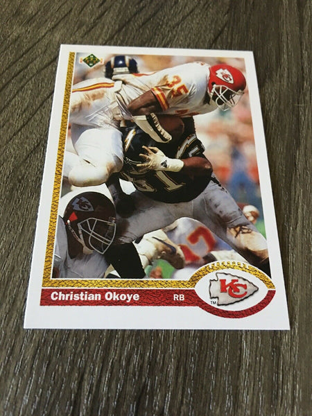 Christian Okoye Chiefs 1991 Upper Deck #176