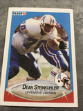 Dean Steinkuhler Oilers 1990 Fleer #136