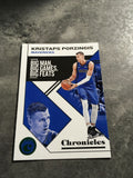 Kristaps Porzingis Mavericks 2019-2020 Panini Chronicles Green#11