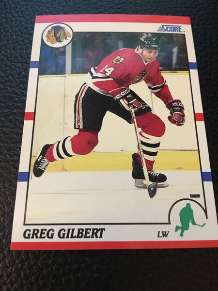 Greg Gilbert Blackhawks 1990-1991 Score #264