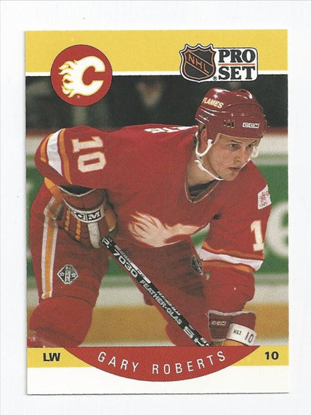 Gary Roberts Flames 1990-1991 Pro Set #45