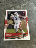 Marlon Davidson Falcons 2020 Panini Donruss Optic Rookie #135