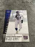 Tiki Barber Giants 2006 Upper Deck Rookie Debut Game #GDD-TI