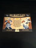 JAKE LOCKER/ JAIME HARPER TITANS-2011 PLAYOFF CONTENDER ROOKIE DRAFT CLASS#25