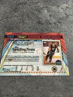 Craig Simpson Oilers 1991-92 Topps Stadium Club #137