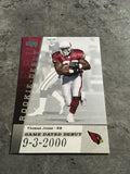 Thomas Jones  Cardinals 2006 Upper Deck Rookie Debut Game #GDD-TJ