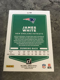 James White Patriots 2021 Panini Donruss #50