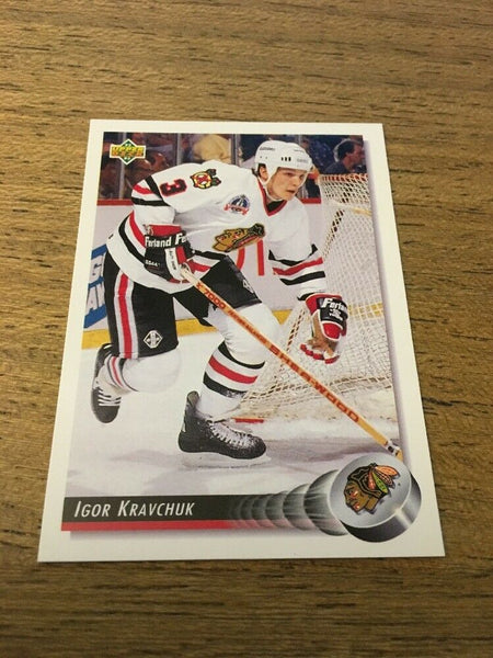 Igor Kravchuk Blackhawks 1992-1993 Upper Deck #239