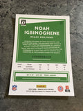 Noah Igbinoghene Dolphins 2020 Panini Donruss Optic Rookie #111