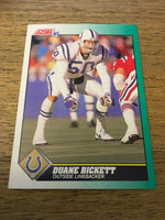 Duane Bickett Colts 1991 Score #255