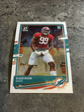 Raekwon Davis Dolphins 2020 Panini Donruss Optic Rookie #134