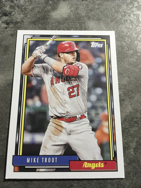 Mike Trout Angels 2021 Topps Update 1992 Redux#T92-3