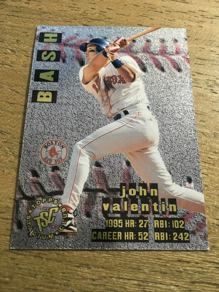 John Valentin Red Sox 1996 Topps Stadium Club Bash & Burn #BB10