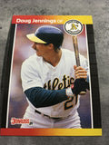 Doug Jennings A's 1989 Donruss #505