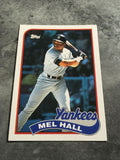 Mel Hall Yankees 1989 Topps Traded #44T