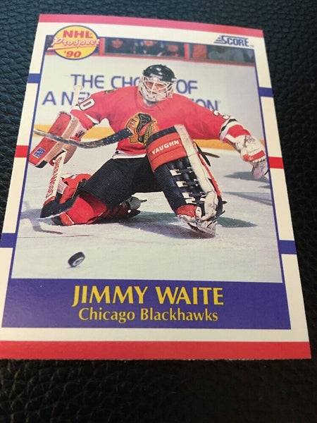 Jimmy Waite Blackhawks 1990-1991 Score Prospect #407