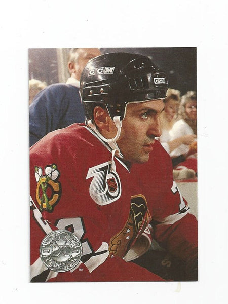 John Tonelli Blackhawks 1991-1992 Pro Set Platinum #22