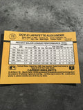Doyle Alexander Tigers 1989 Donruss #178