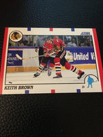 Keith Brown Blackhawks 1990-1991 Score #161