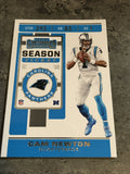 Cam Newton Panthers 2019 Panini Contenders #75
