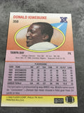 Donald Igwebuike Buccaneers 1990 Fleer #350