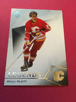 Willi Plett Flames 2015-2016 SP Authentic Legends #107