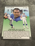 Andy Heck Seahawks 1991 Fleer Ultra #136