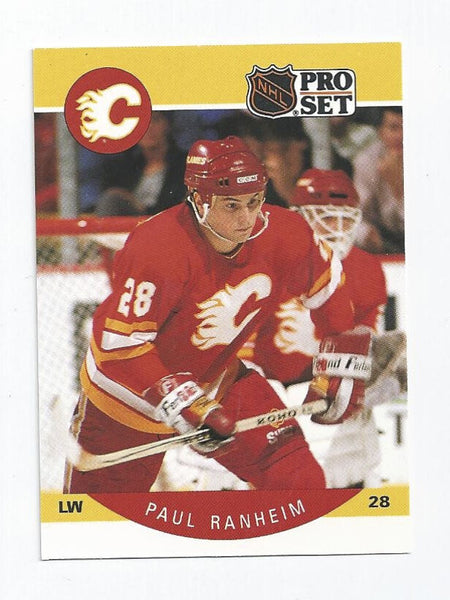 Paul Ranheim Flames 1990-1991 Pro Set #44