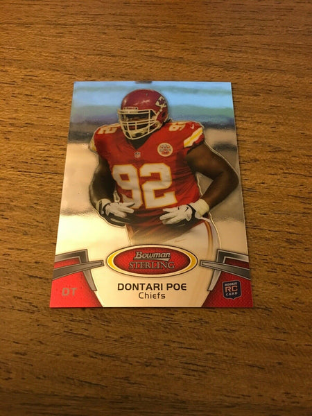 Dontari Poe Chiefs 2012 Bowman Sterling Rookie #34