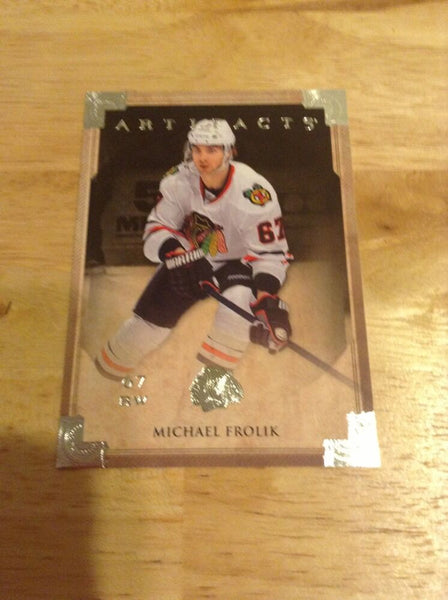 Michael Frolik Blackhawks 2013-2014 UD Artifacts #62