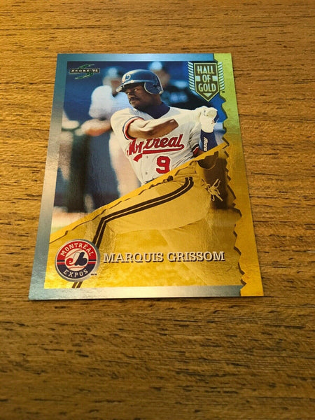 Marquis Grissom Expos 1995 Score Hall Of Gold #35