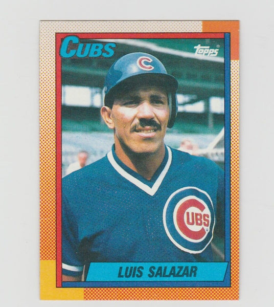 Luis Salazar Cubs 1990 Topps #378