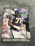 Broderick Thompson Chargers 1991 Fleer Ultra #130