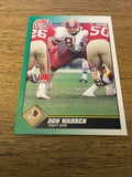 Don Warren Redskins 1991 Score #276