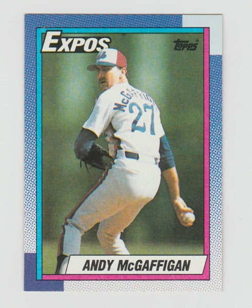 Andy McGaffigan Expos 1990 Topps #559