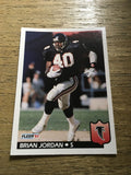 Brian Jordan Falcons 1992 Fleer #9