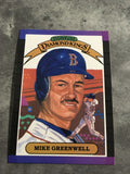 Mike Greenwell Red Sox 1989 Donruss Diamond Kings #1