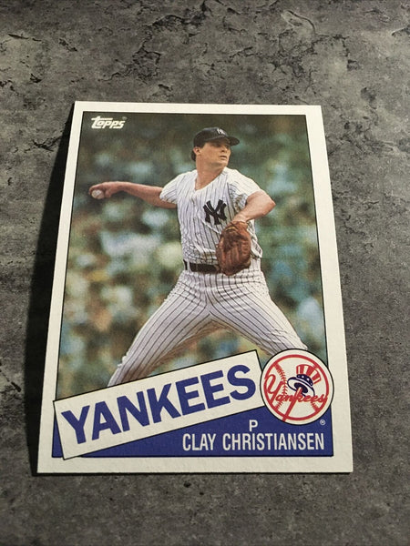 Clay Christiansen Yankees 1985 Topps #211