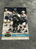 Dave Gagner North Stars 1991-92 Topps Stadium Club #117